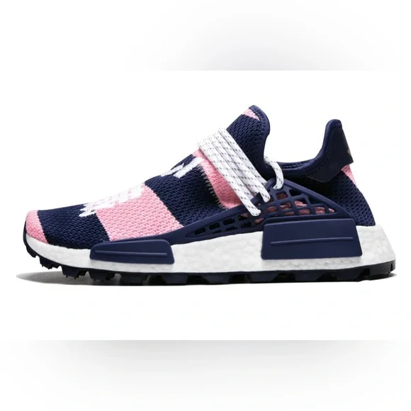 Pharrell x Billionaire Boys Club x NMD Human Race Trail “Heart & Mind” Navy/Pink - Picture 3 of 10